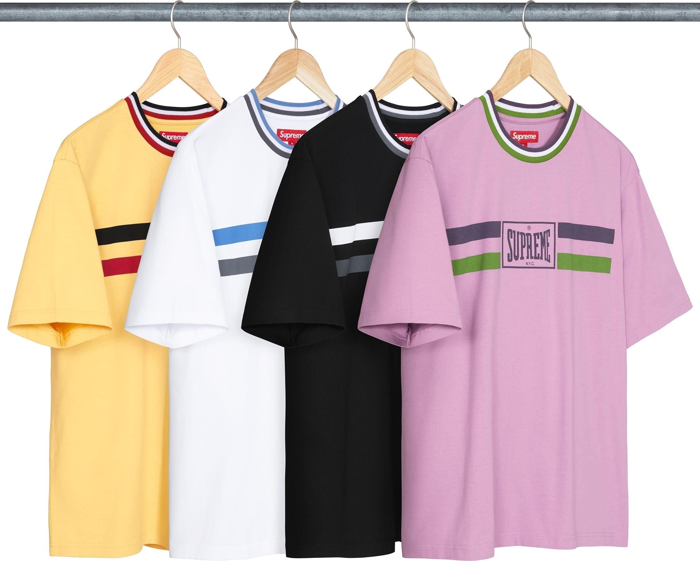 Warm Up Stripe S/S Top
